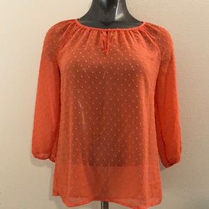 Coral women’s top